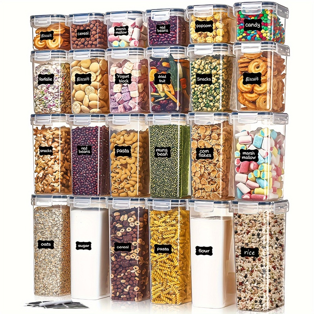Food Storage Drawer Organizer - 24 adet gıda saklama kapları 12