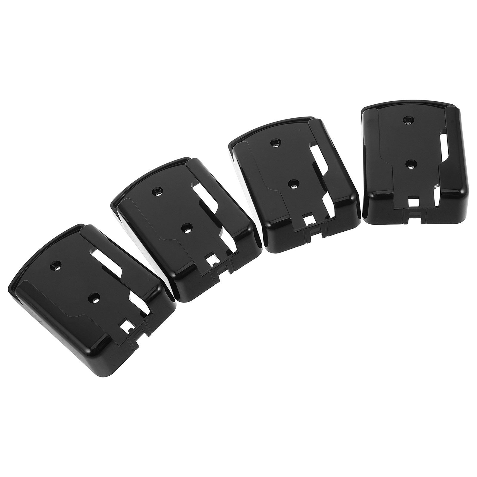 Food Storage Box Plastic - 4 Adet Yapışkanlı Uzaktan Kumanda Tutucu