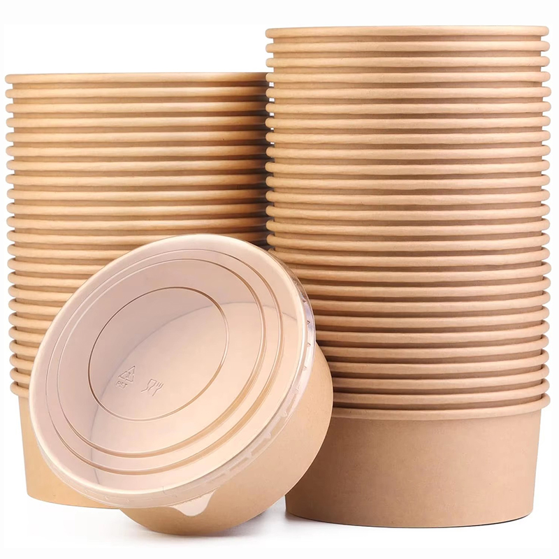 Food Storage Hot Box - 15 adet Kraft Kağıt Kaseler, Meyve