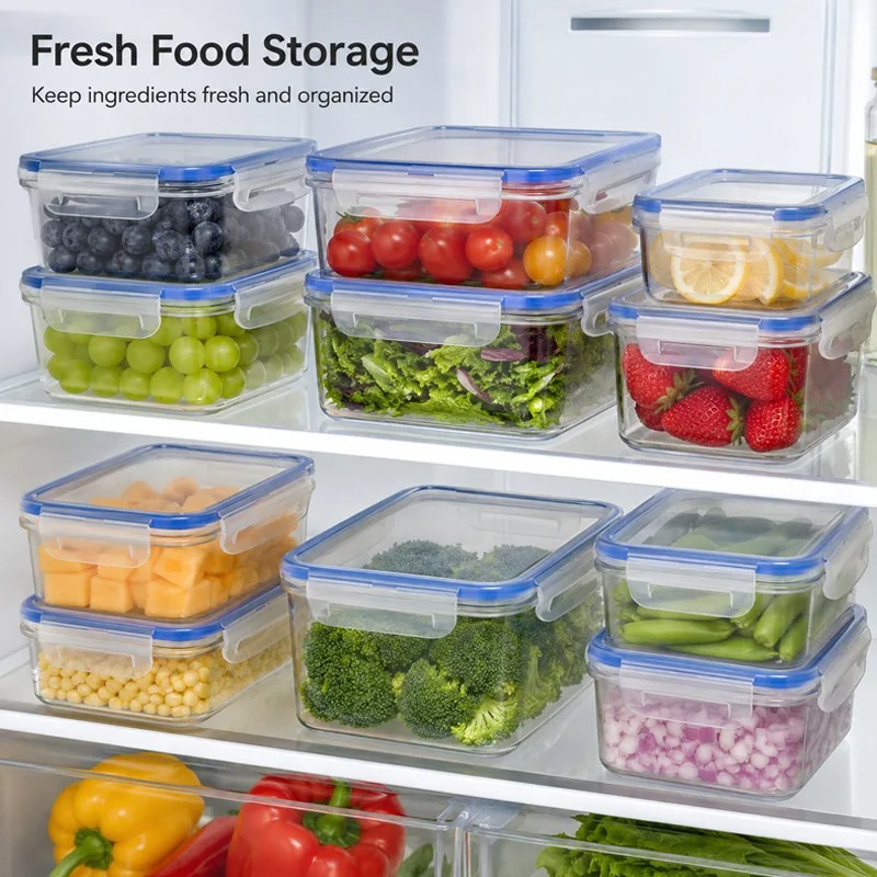 Food Storage Refrigerator - 4 Boyutlu Buzdolabı Saklama Kutusu Gıda