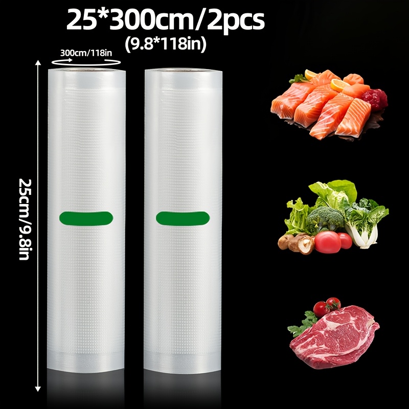 Storage Food Prep - 2'li Paket 3M Vakum Poşeti Ruloları: