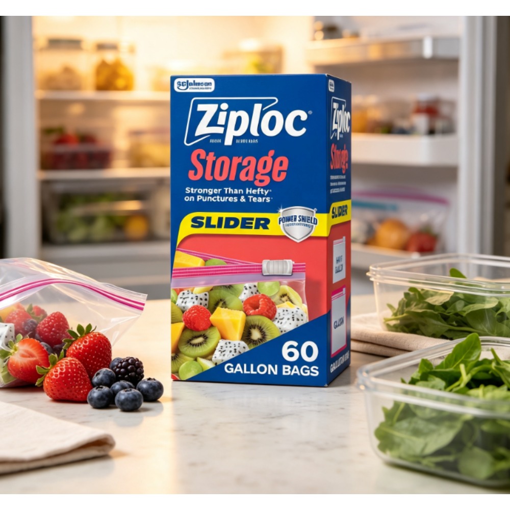 Food Storage Ziploc Bags - Ziploc ® Marka Gıda Saklama Kaydırmalı
