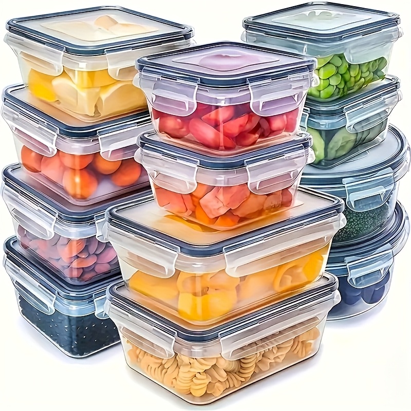 Food Storage Drawer Organizer - 8 Parça Set, 4 Kap ve