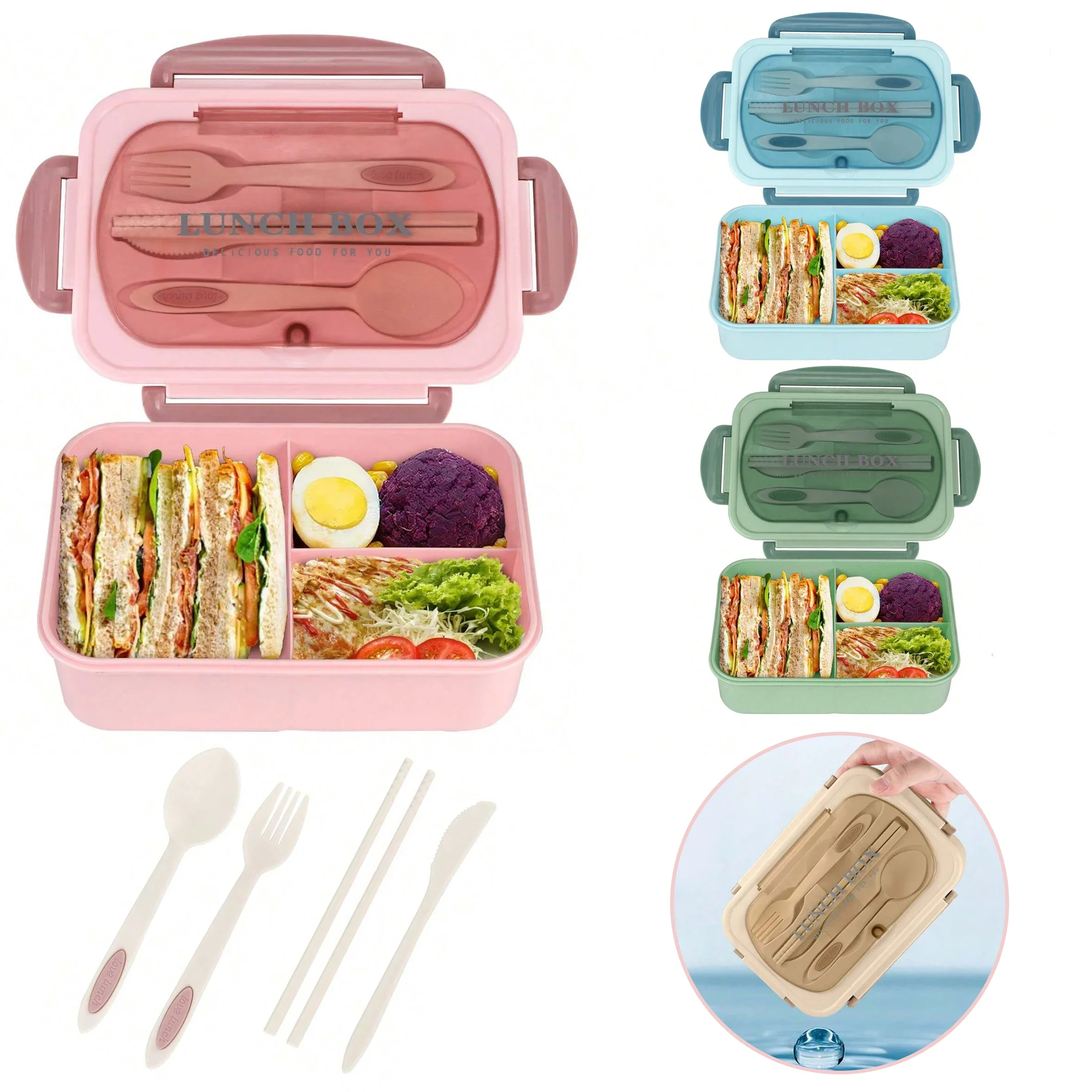 Food Storage Drawer Organizer - Bento kutusu yetişkin yemek kabı, yetişkinler