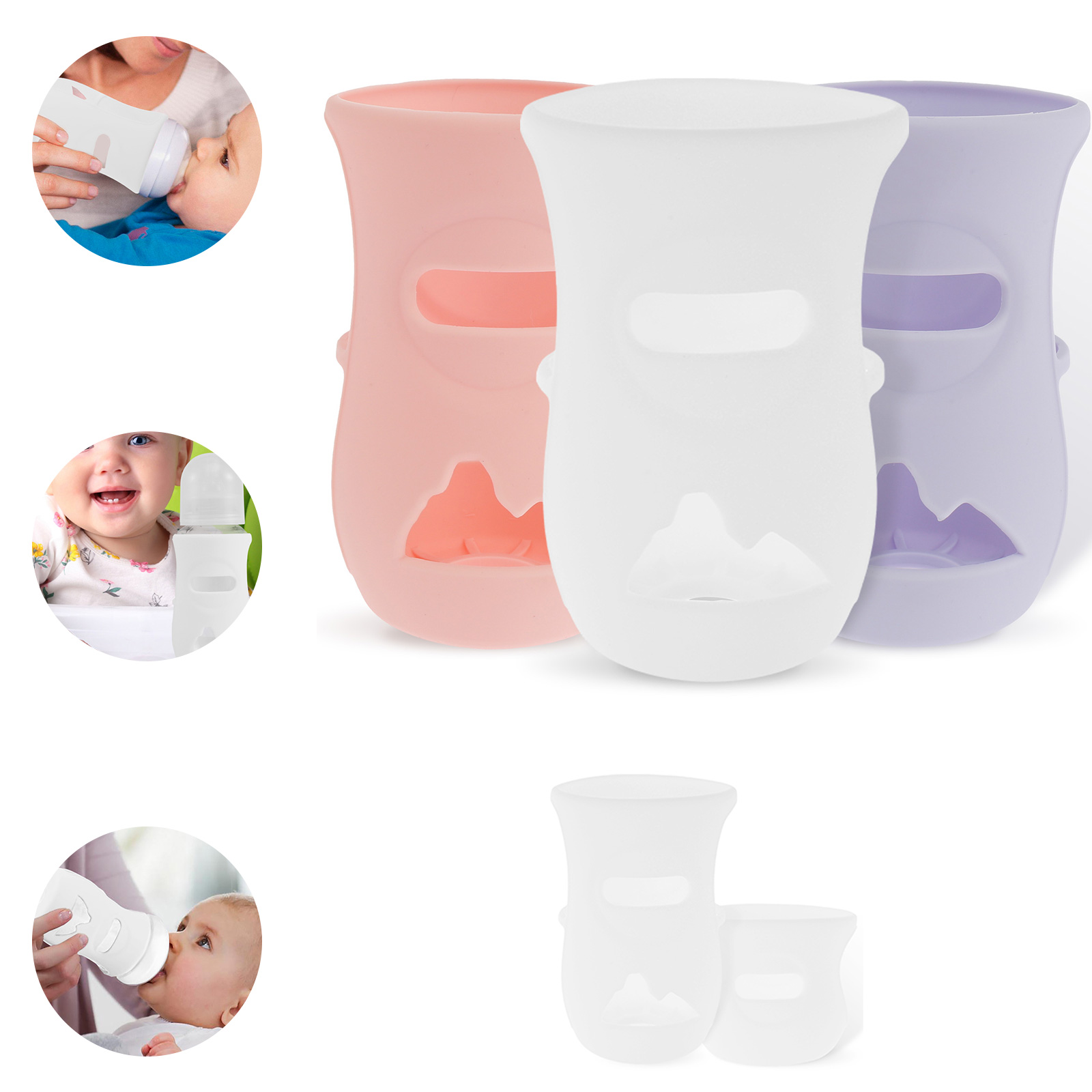 Food Storage 1 Year - Silikon Kollu Silikon Biberon Kapağı Yalıtımlı