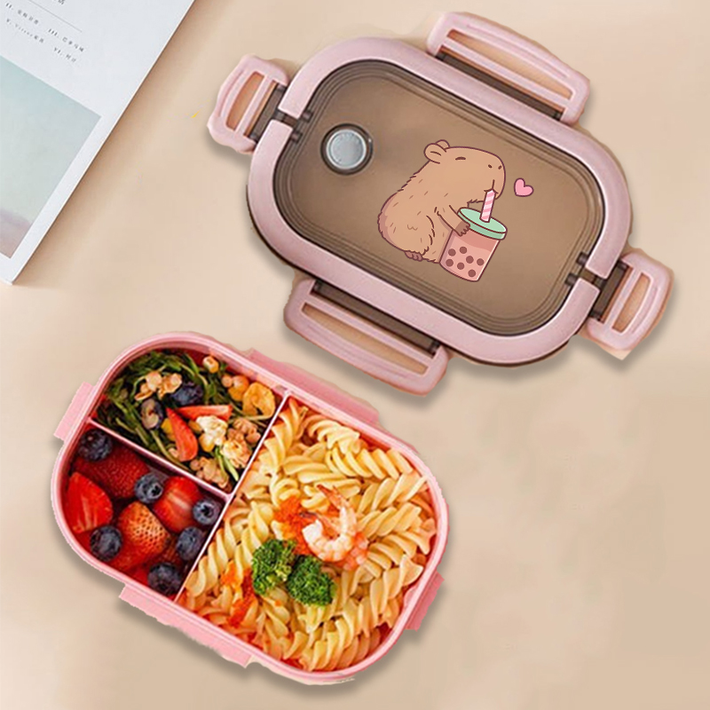 Food Storage And Container - Kapibara Bento Öğle Yemeği Kutusu Anime