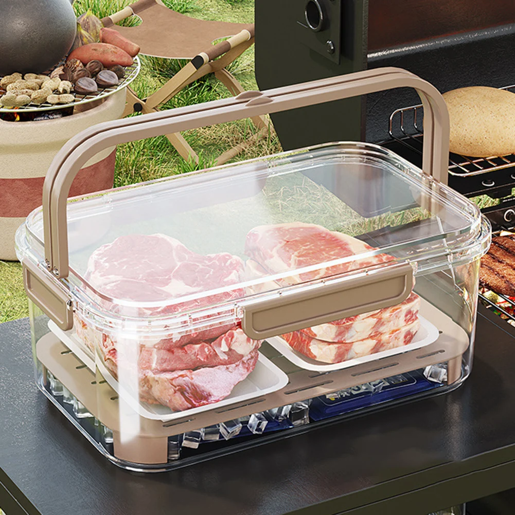 Food Storage Box Plastic - Taşınabilir Gıda Saklama Kabı Büyük Kapasiteli