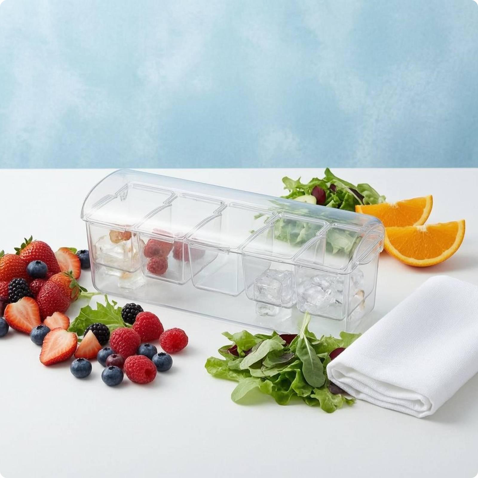 Food Storage Prep Containers - Hava Geçirmeyen Salata Saklama Kutusu, Mutfakta
