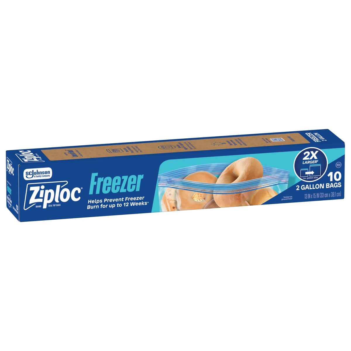 Food Storage Ziploc Bags - Ziploc İki Galonluk Gıda Saklama ve