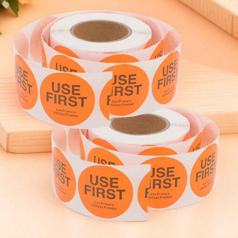 Food Storage In Restaurant - 2 Rulo Envanter Kontrol Etiketleri İlk