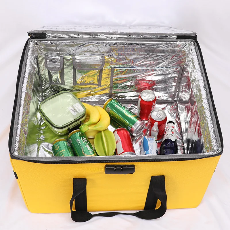 Food Storage Bags Reusable - 80L Taşınabilir Büyük Pizza Sıcak Teslimat
