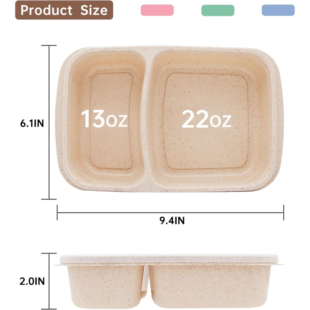 4'lü Bento Öğle Yemeği Kutusu, - Food Storage Prep Containers incelemesi ve fiyatı