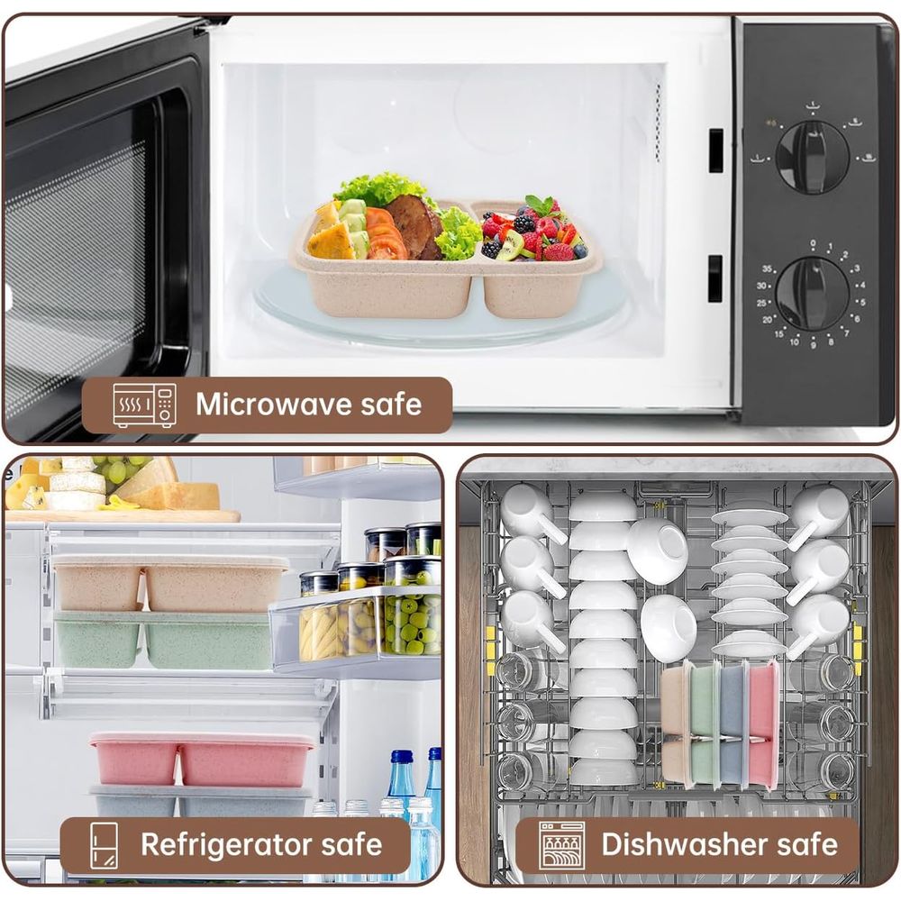 4'lü Bento Öğle Yemeği Kutusu, - Food Storage Prep Containers incelemesi ve fiyatı