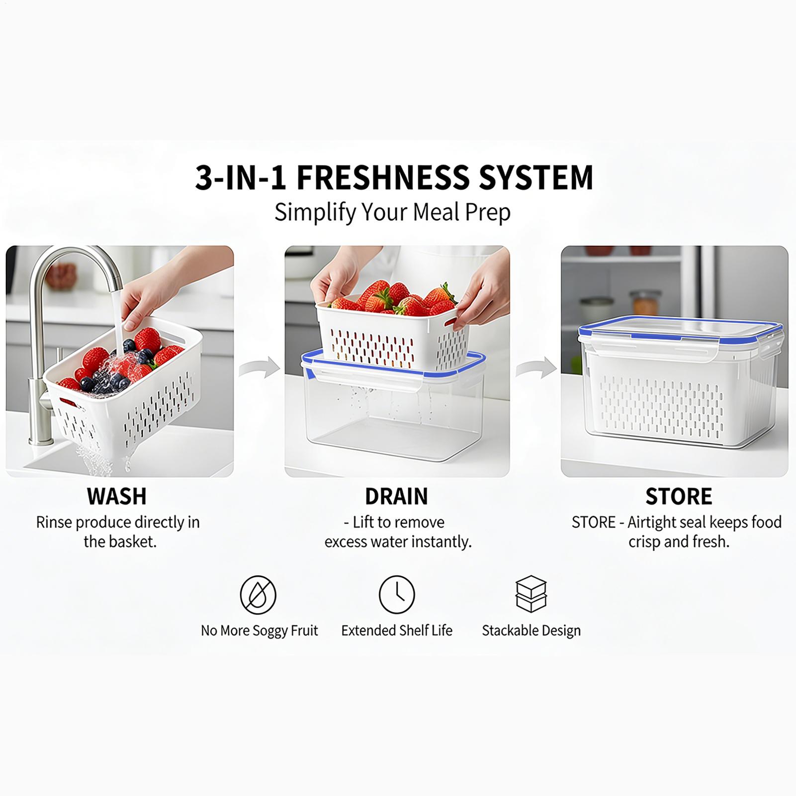 4'ü 1 Arada Gıda Saklama Kabı  - Food Storage And Container incelemesi ve fiyatı
