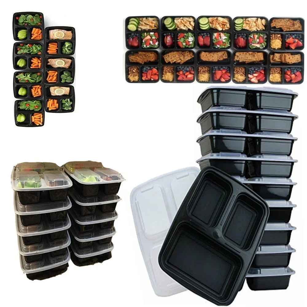 7 Paket 3 Bölmeli Yemek Hazırl - Food Storage Prep Containers incelemesi ve fiyatı