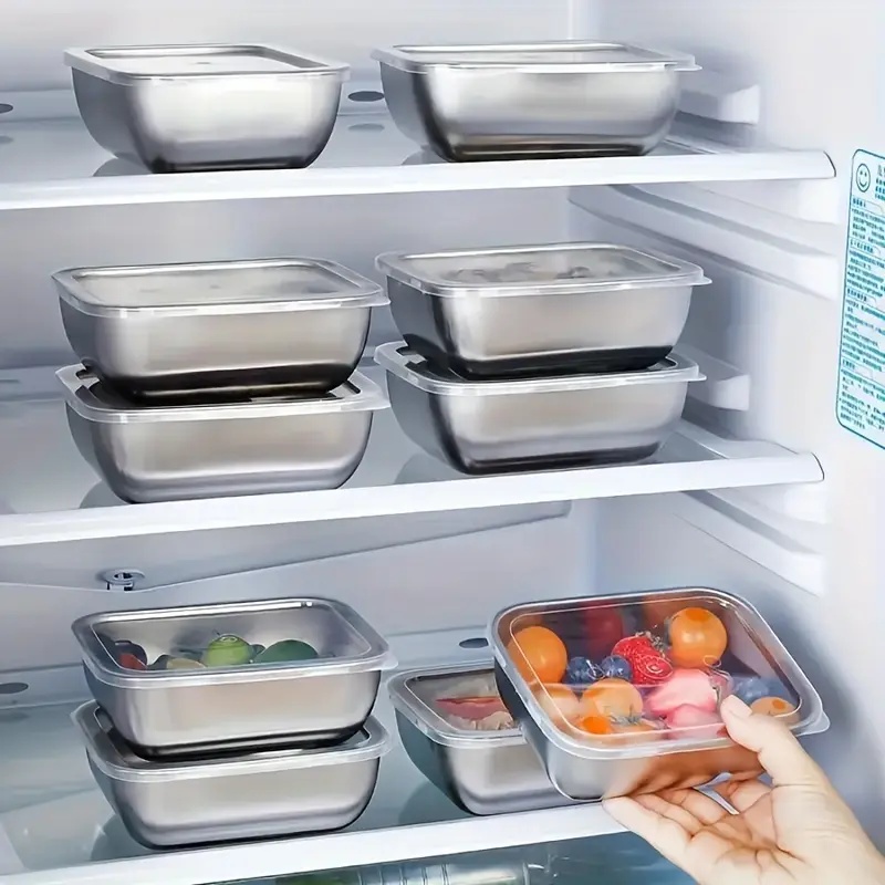 5 Parçalı Paslanmaz Çelik Gıda - Food Storage Prep Containers incelemesi ve fiyatı