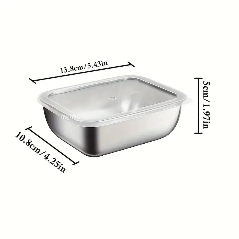 5 Parçalı Paslanmaz Çelik Gıda - Food Storage Prep Containers incelemesi ve fiyatı