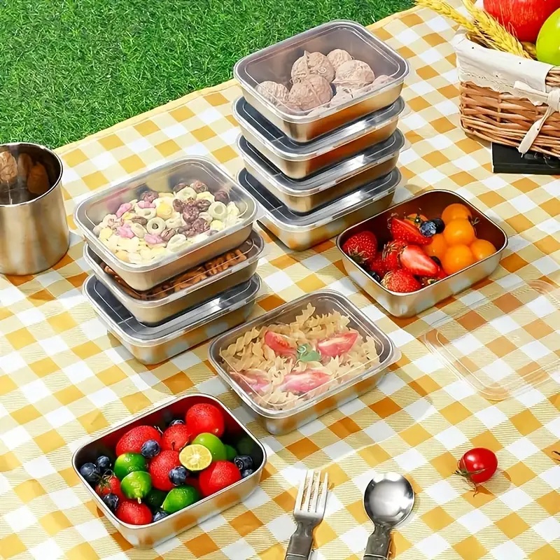 5 Parçalı Paslanmaz Çelik Gıda - Food Storage Prep Containers incelemesi ve fiyatı