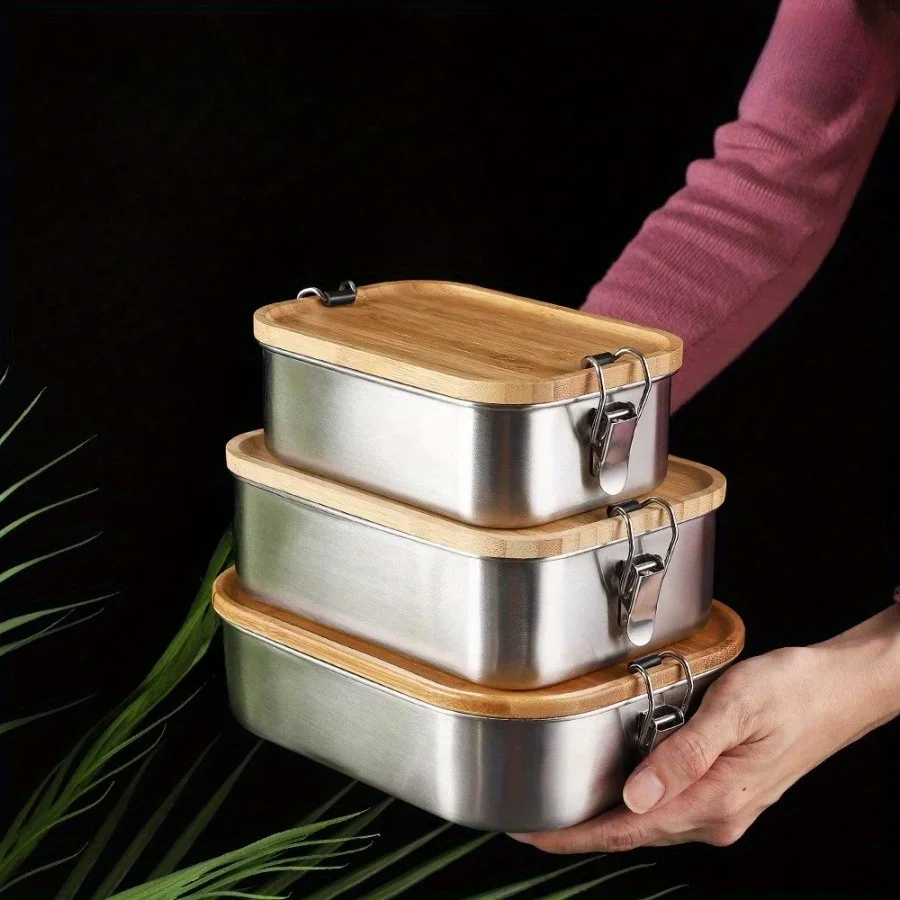 Yeni 304 Paslanmaz Çelik Bambu - Food Storage Order incelemesi ve fiyatı