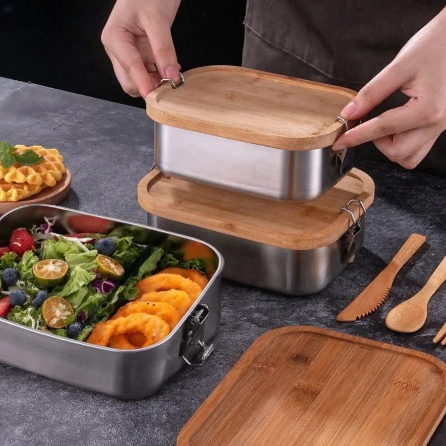 Yeni 304 Paslanmaz Çelik Bambu - Food Storage Order incelemesi ve fiyatı
