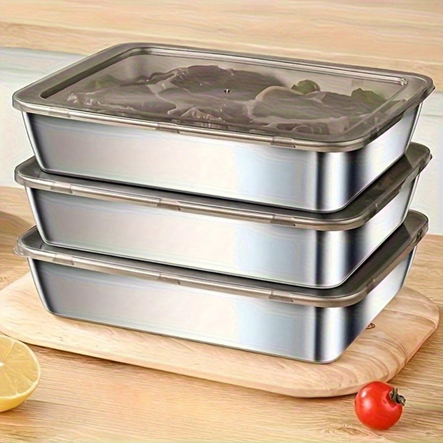 6 Parça (3 Kutu + 3 Kapak) Pas - Food Storage Prep Containers incelemesi ve fiyatı