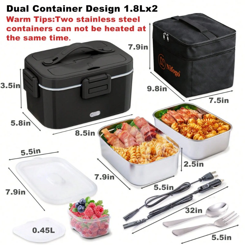 100W Elektrikli Isıtmalı Yemek - Food Storage Bag Organizer incelemesi ve fiyatı