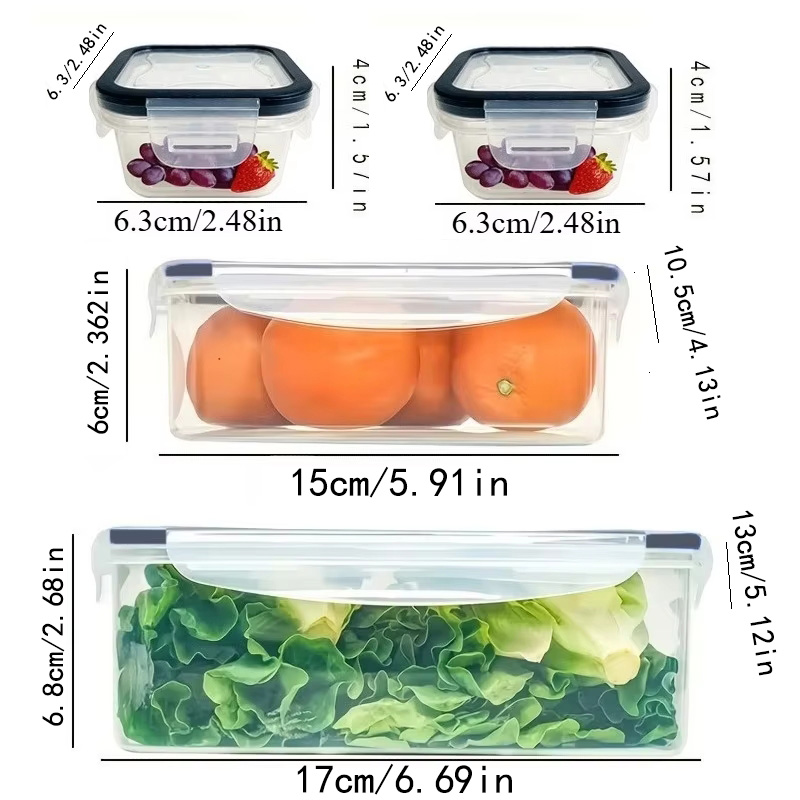 8 Parça Set, 4 Kap ve 4 Kapak  - Food Storage Drawer Organizer incelemesi ve fiyatı