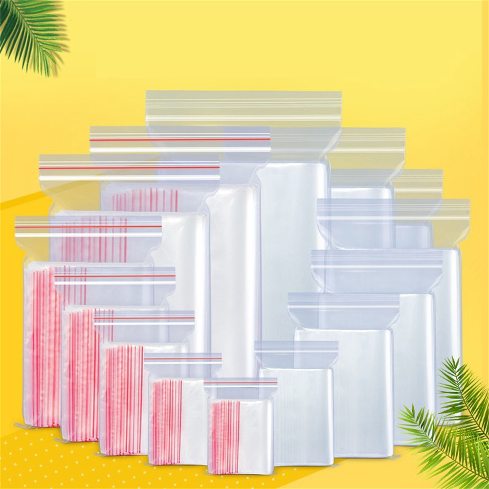 100 adet/paket 5-12 Tel Kendin - Food Storage Ziploc Bags incelemesi ve fiyatı