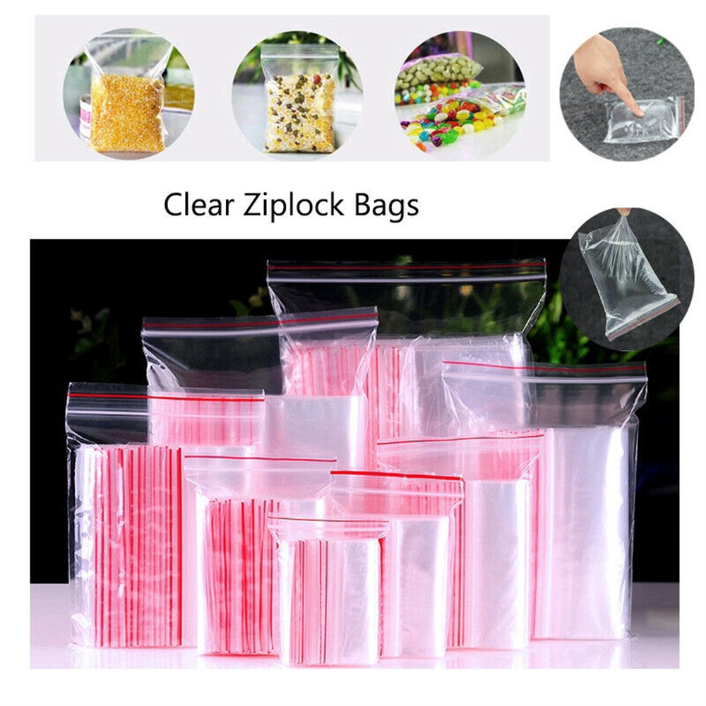 100 adet/paket 5-12 Tel Kendin - Food Storage Ziploc Bags incelemesi ve fiyatı