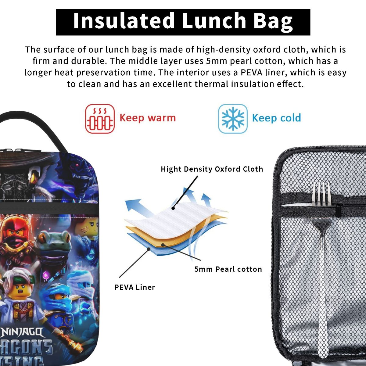 Özel N-Ninjago Kahraman Takımı - Food Storage Bag Organizer incelemesi ve fiyatı