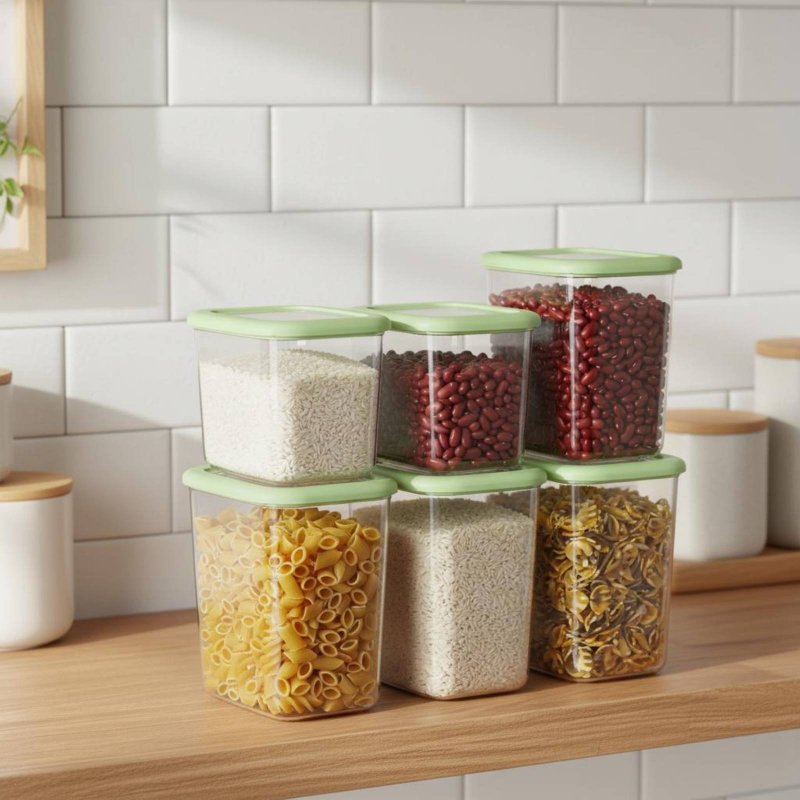 6 Parça Hava Geçirmez Gıda Sak - Food Storage And Container incelemesi ve fiyatı