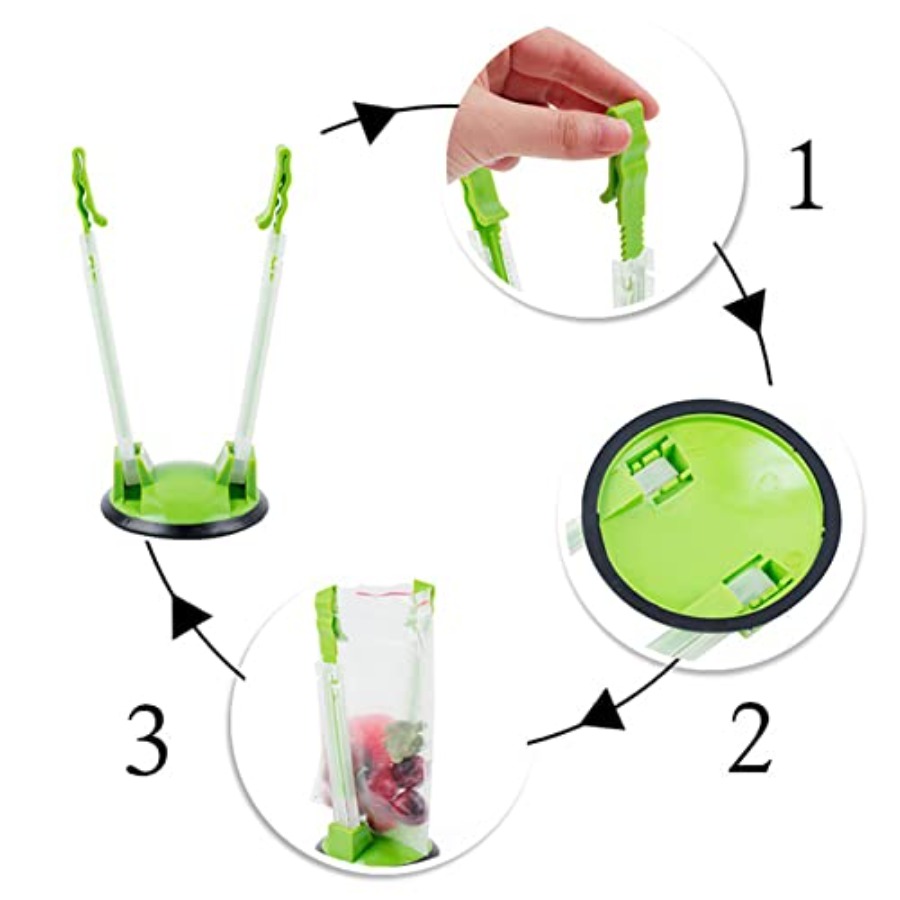 Baggy Rack - 8'li Paket, Yiyec - Food Storage Ziploc Bags incelemesi ve fiyatı