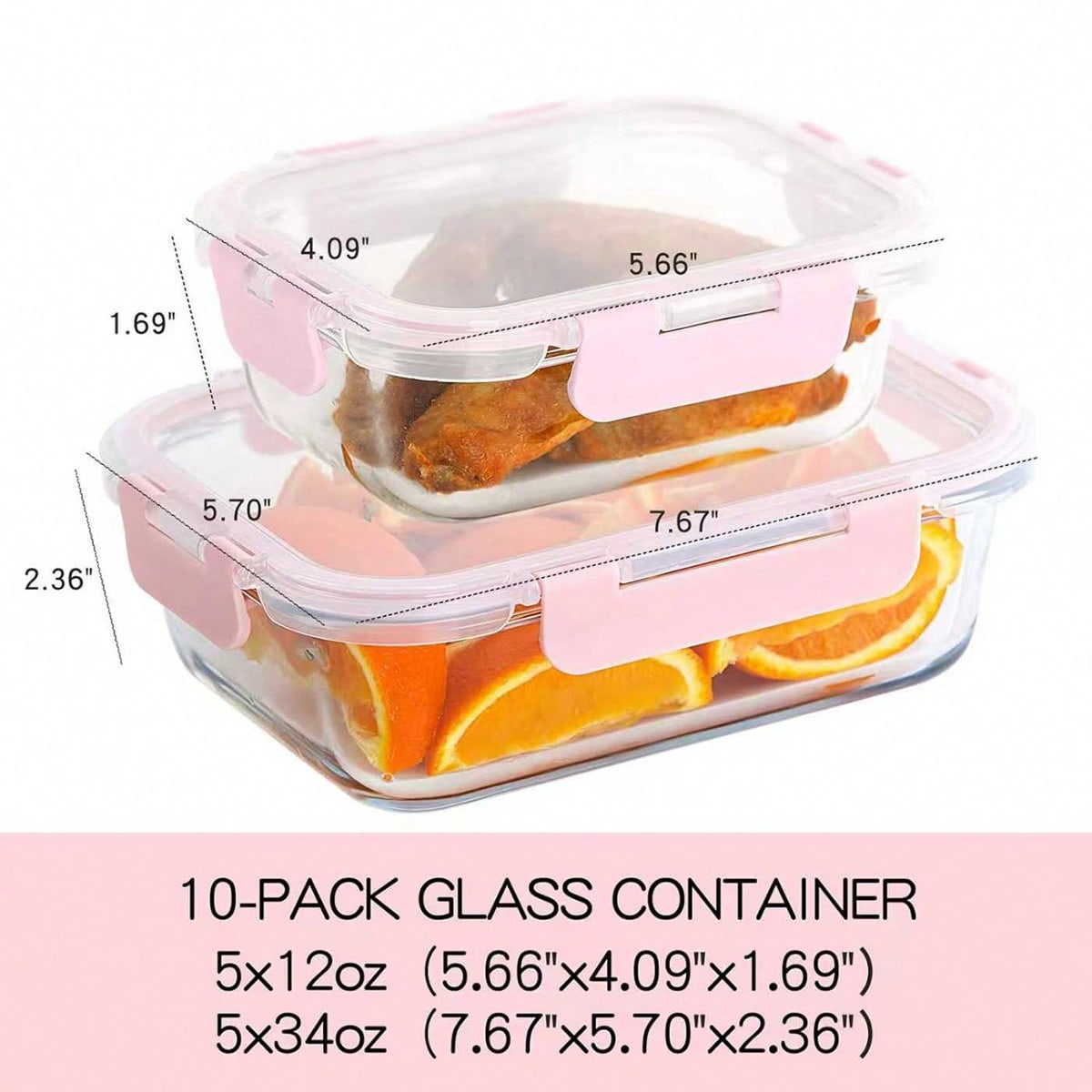 10'lu Paket Cam Yemek Hazırlık - Food Storage Prep Containers incelemesi ve fiyatı