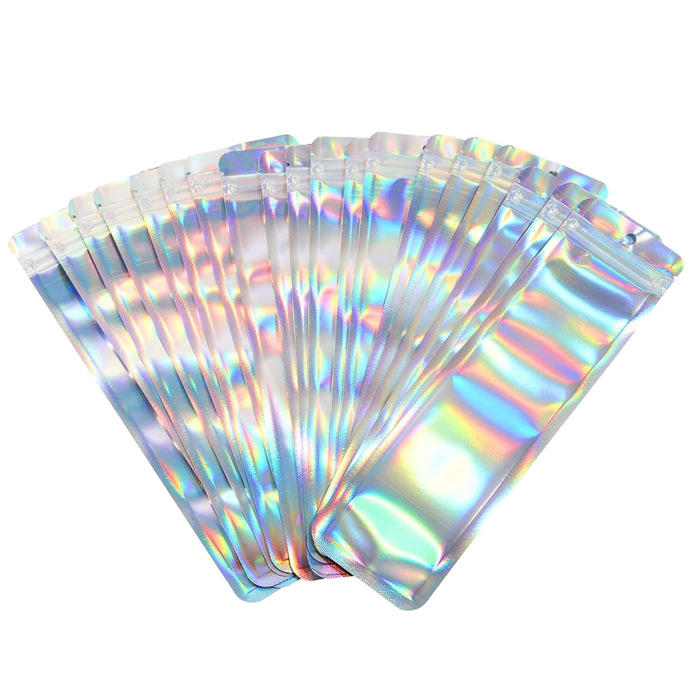 50 adet Uzun Holografik Ambala - Food Storage Ziploc Bags incelemesi ve fiyatı