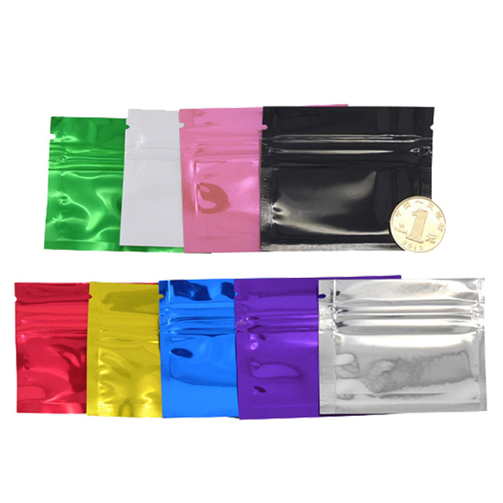 100 adet renkli parlak alüminy - Food Storage Ziploc Bags incelemesi ve fiyatı