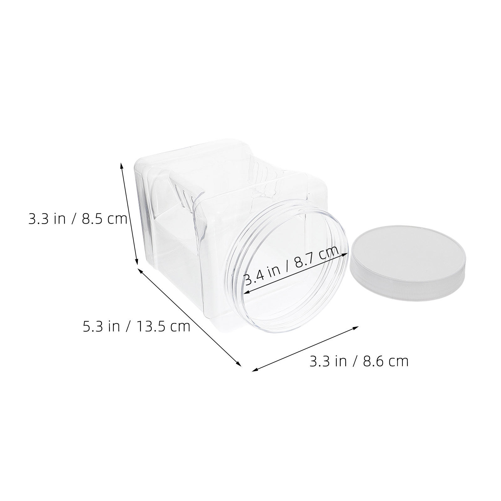 6 Adet Şeffaf Kare Hava Geçirm - Food Storage And Container incelemesi ve fiyatı