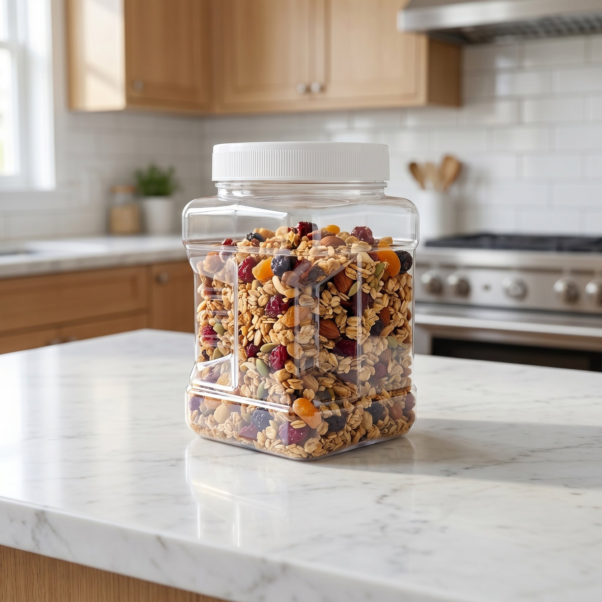 6 Adet Şeffaf Kare Hava Geçirm - Food Storage And Container incelemesi ve fiyatı