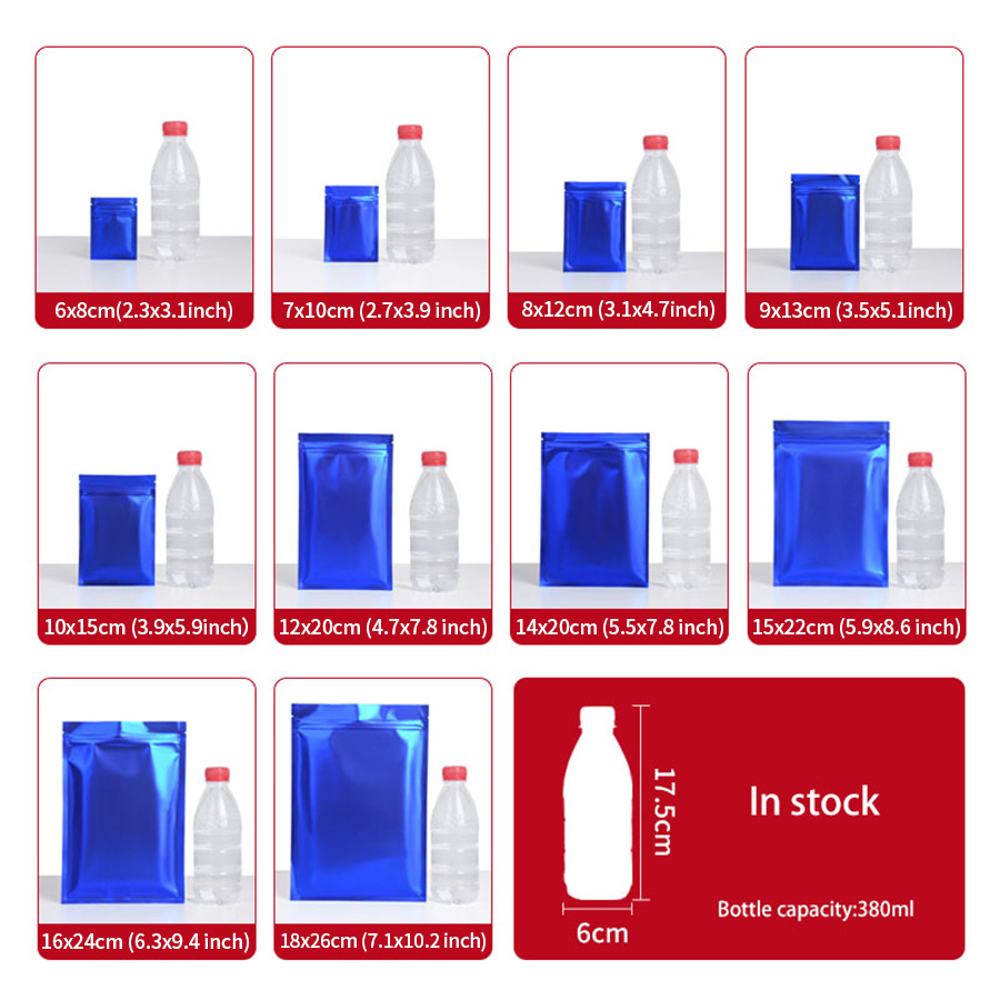 100 adet Mat Mavi Folyo Fermua - Food Storage Bags Reusable incelemesi ve fiyatı