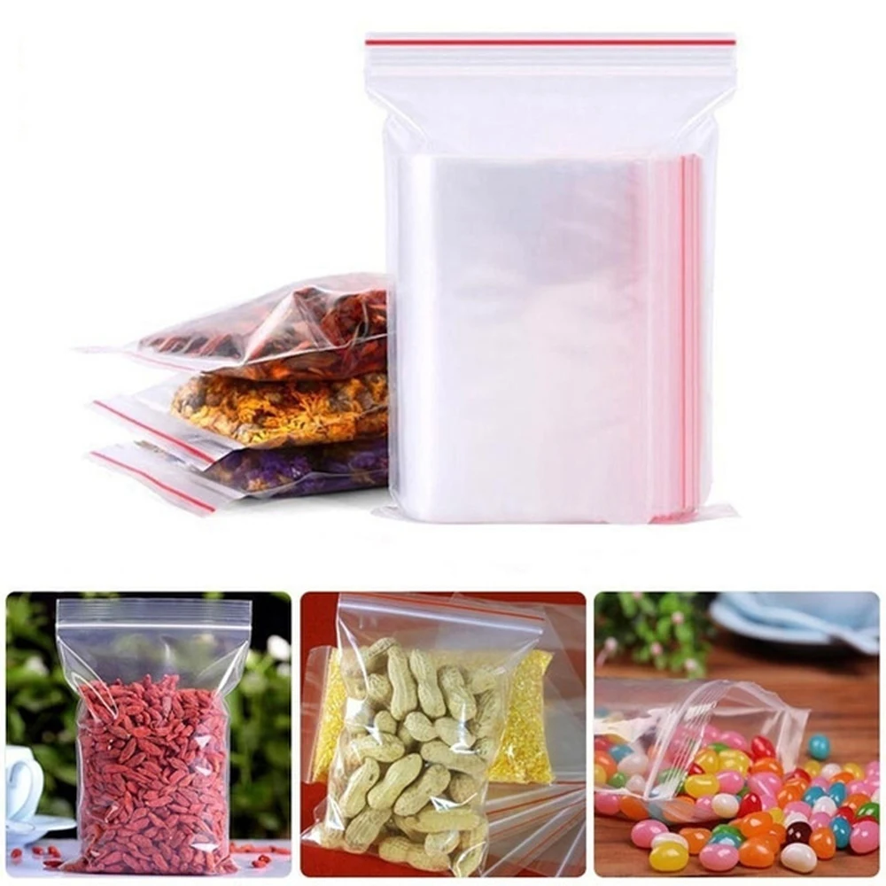100-1000 Adet Yeniden Kapatıla - Food Storage Ziploc Bags incelemesi ve fiyatı