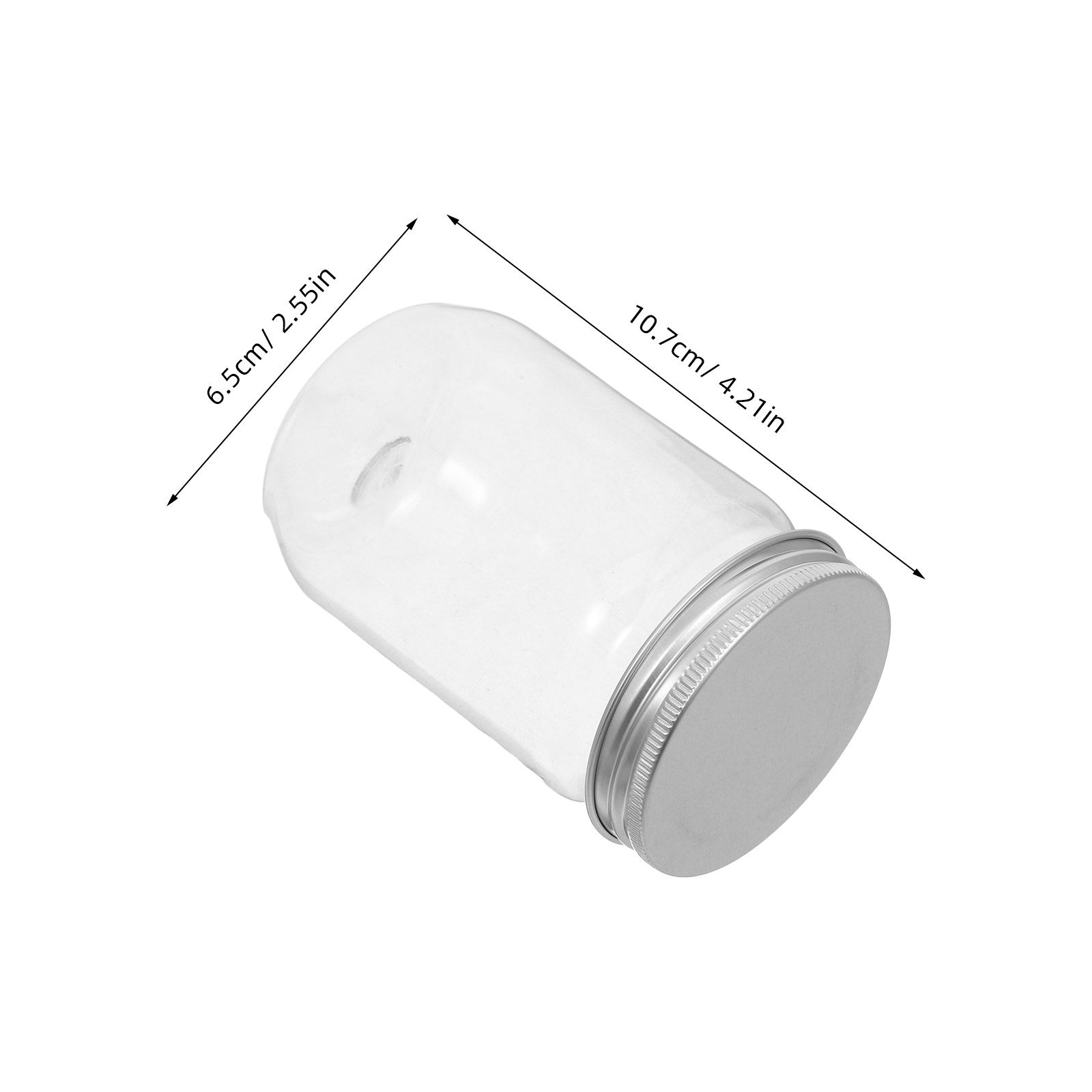6 adet şeffaf plastik Mason ka - Food Storage And Container incelemesi ve fiyatı