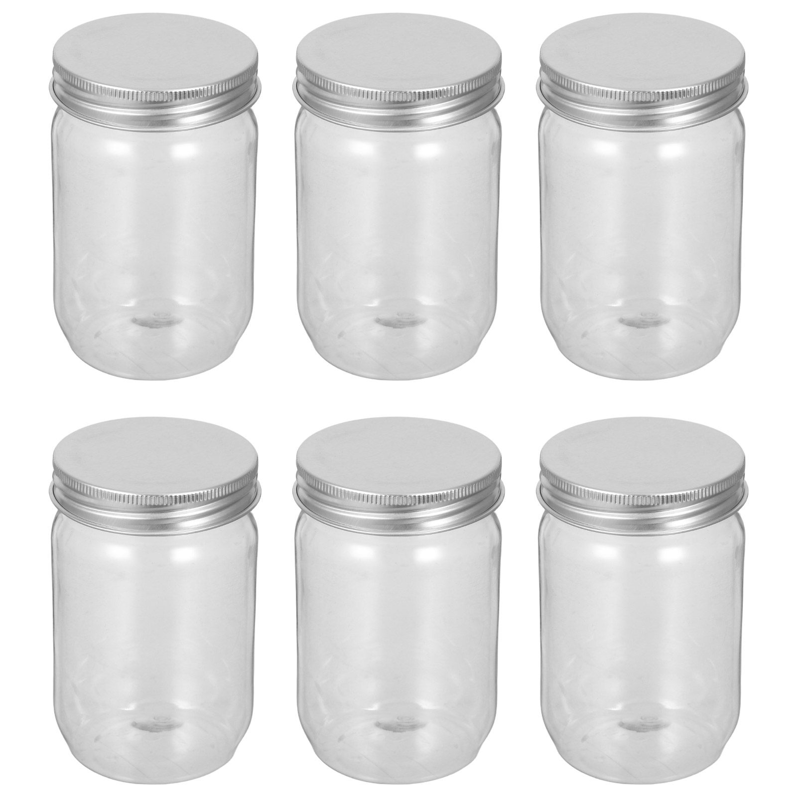 6 adet şeffaf plastik Mason ka - Food Storage And Container incelemesi ve fiyatı