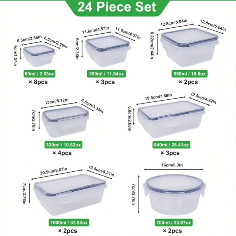 48 Parça BPA İçermeyen Gıda Sa - Food Storage Order incelemesi ve fiyatı